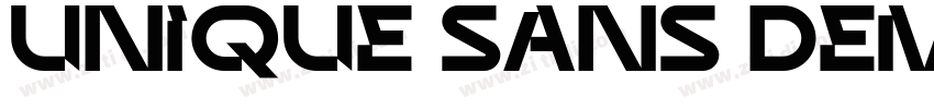 UNIQUE SANS DEMO Reg字体转换